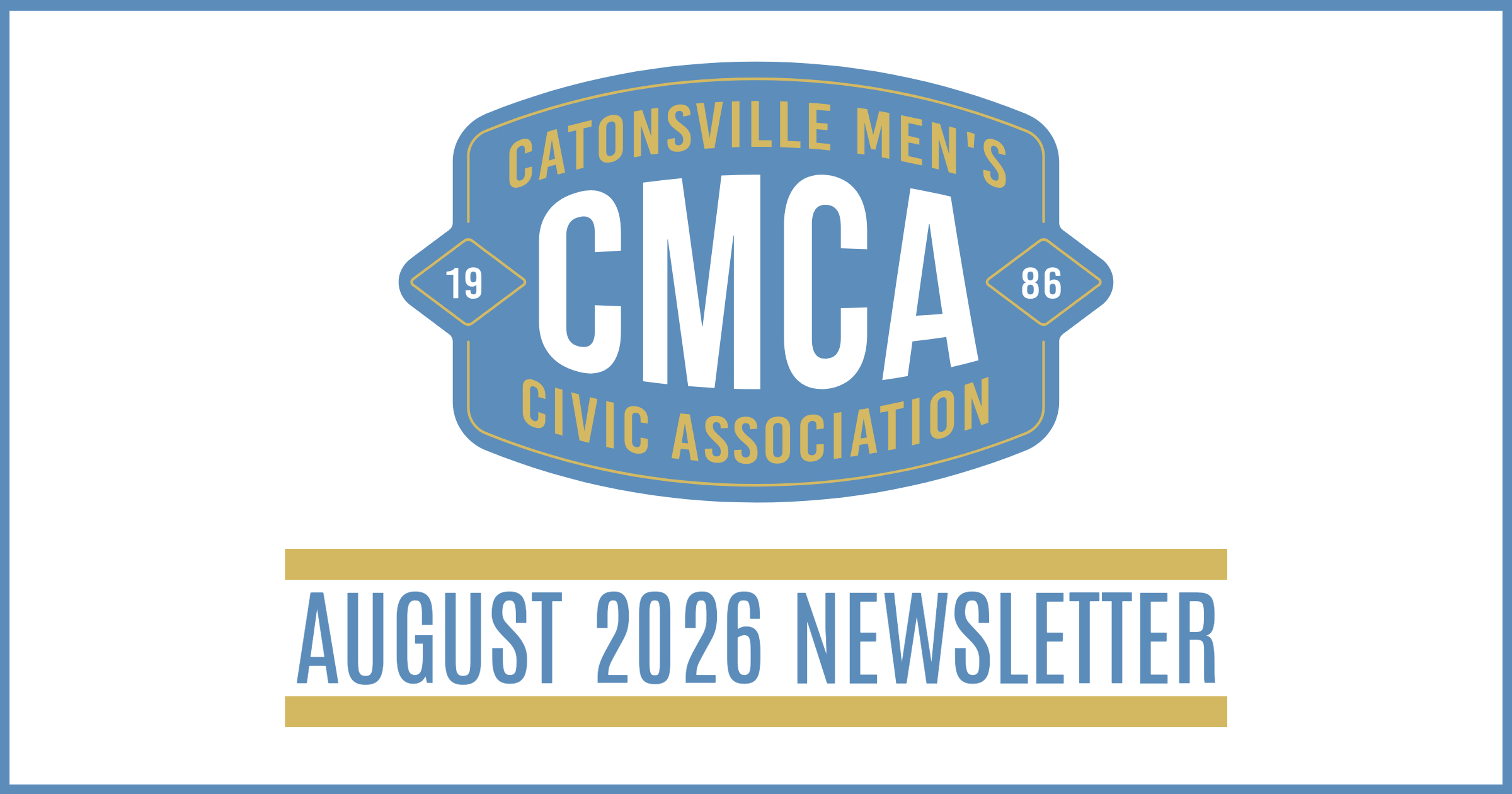 August 2026 Newsletter